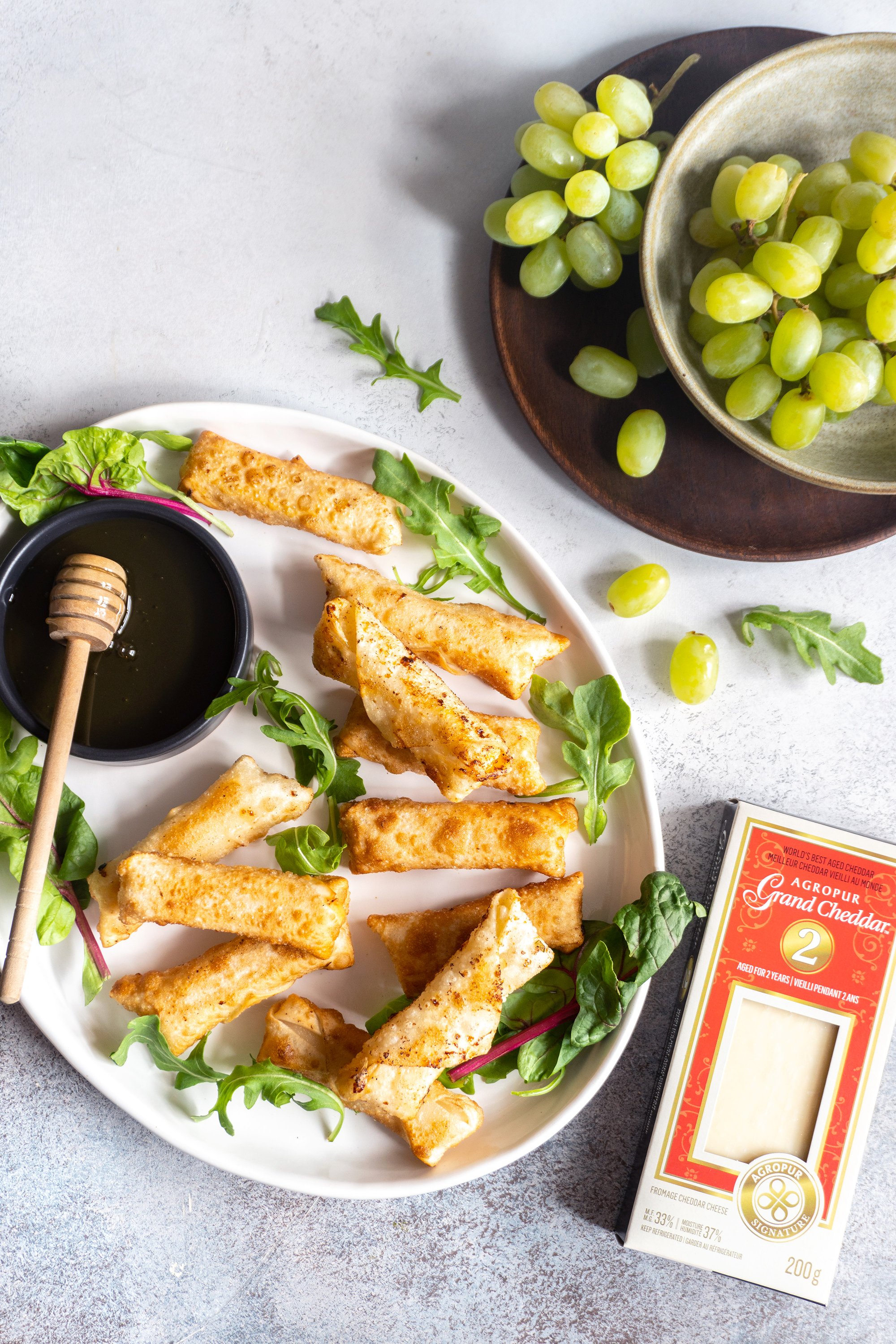 Recipe -  Crispy Grand Cheddar cheese and honey rolls